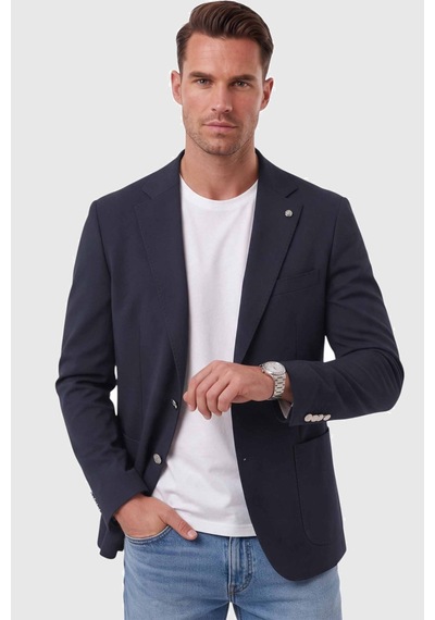 Rizzup Erkek Slim Fit Likralı Koyu Lacivert Blazer Ceket Metal Düğmeli Torba Cepli Spor Ceket 2600828 Rizzup Erkek Slim Fit Likralı Koyu Lacivert Blazer Ceket Metal Düğmeli Torba Cepli Spor Ceket 2600828