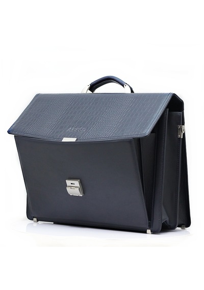 Abess Lüks Hakiki Deri Unisex Evrak Çantası - Timsah Baskılı Klasik İş Çantası - Omuz Askılı Laptop Çantası - Lacivert Abess Lüks Hakiki Deri Unisex Evrak Çantası - Timsah Baskılı Klasik İş Çantası - Omuz Askılı Laptop Çantası - Lacivert