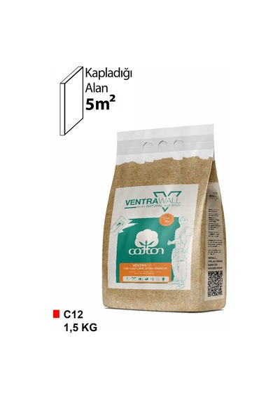 Ventrawall-yalıtımlı Sürülen Duvar Kağıdı -krem-c12-1.5 Kg-5m²