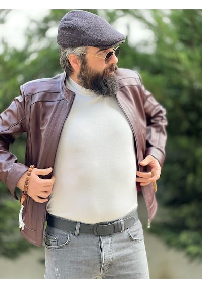 Always Leather Usta İşi Özel Dikim %100 Hakiki Deri 1803340017 Siyah