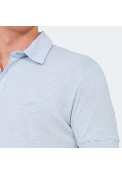 Slazenger KATSURO Erkek Polo Yaka Mavi Tişört