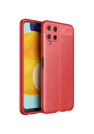 Galaxy A22 4G Kılıf Zore Niss Deri Desenli Silikon Kılıf