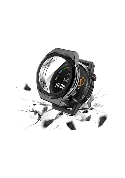 Huawei Watch Gt Runner İle Uyumlu Watch Gard 02 Ekran Koruyucu Siyah Çok Renkli