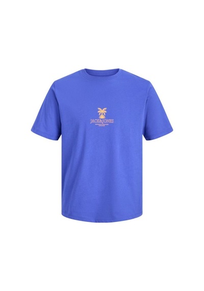Jack & Jones Jorhyeres Tee Ss Crew Neck Fst Mavi