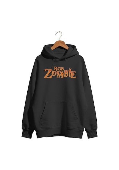 Sevbano Rob Zombie Rock Metal Müzik Grubu Baskılı Unisex Oversize Premium Siyah