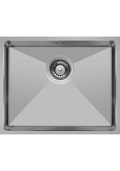 Livinox 10 4060r10 Tek Gözlü Damlalıksız Polisajlı Tezgah Altı Paslanmaz Çelik Eviye Inox 40 x 60 CM
