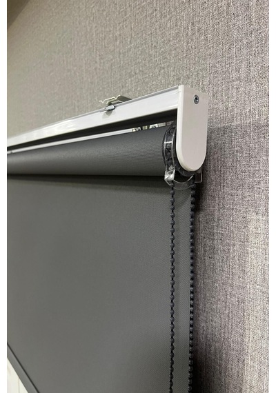 Stor Perde Ithal Mat Polyester Antrasit P1090 Antrasit Gri