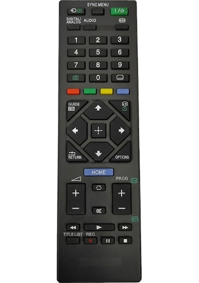 Kd-50x75wl Televizyon İçin Uyumlu Sync Menü Home Tuşlu Tv Led Lcd Uzaktan Kumanda