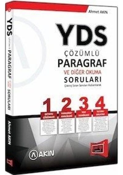 YDS Çözümlü Paragraf ve Diğer Okuma Soruları / Ahmet Akın