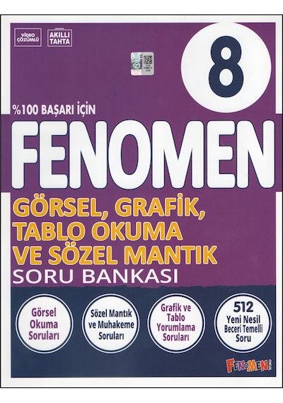 Fenomen 8.sınıf Görsel,grafik.tablo Okuma Ve Sözel Mantık Soru Bankası