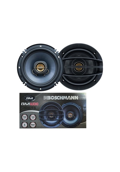 Boschmann Bm-16 Turbo Oto Koaksiyel Hoparlör 16cm 700 Watt 100w Rms Tweeterli 2 Adet