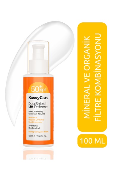 Sassycare Güneş Kremi Spf 50+ Dualshield Uv Defense Yüz Ve Vücut