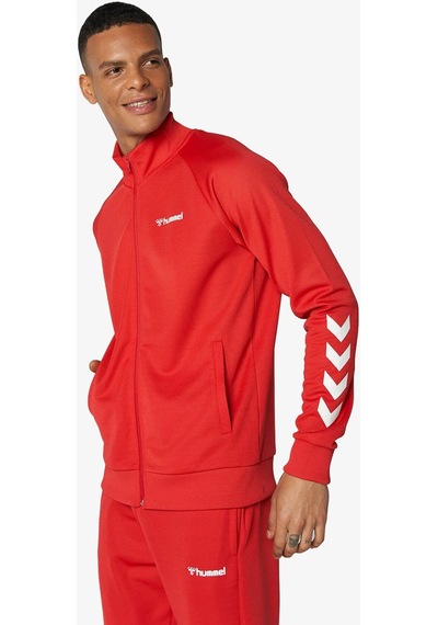Hummel Hmlfalconzo Zip Erkek Kırmızı Eşofman Üstü 921133-3658 Kırmızı
