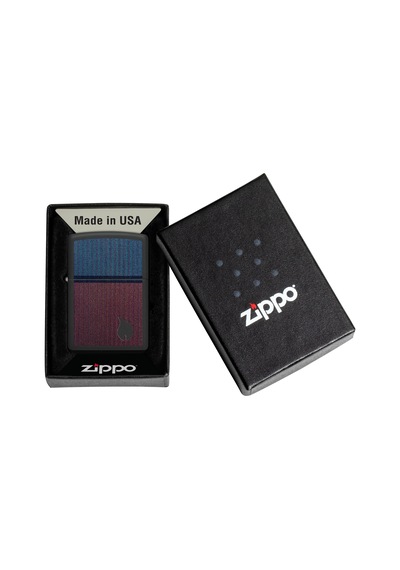 Zippo 218 Two Tone Flame Design Çakmak Çok Renkli
