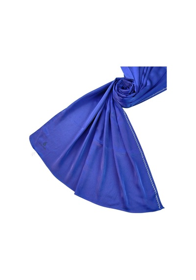 Mim Eşarp Mısırlı Eşarpları Taşlı Jan Jan Abiye Şal 75x190 Cm Saks