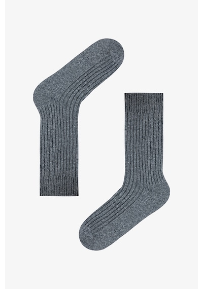 Penti Koyu Gri Erkek Ribbed Soket Çorap