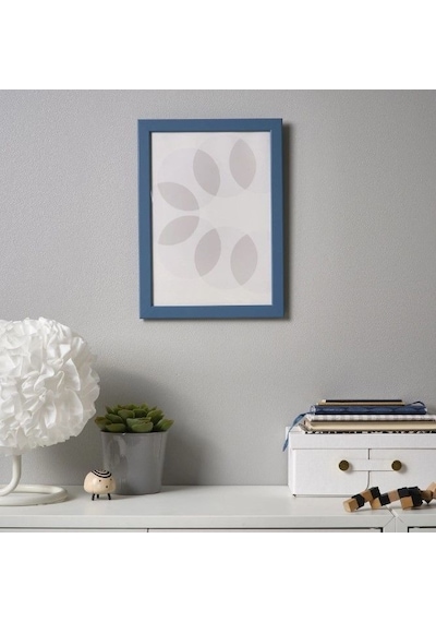 Ikea Fıskbo Fotoğraf Çerçevesi 21 X 30 Cm Mavi