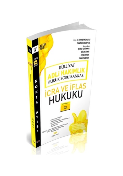 KÜLLİYAT İcra ve İflas Hukuku Soru Bankası Adli Hakimlik 2021 - Savaş Yayınevi