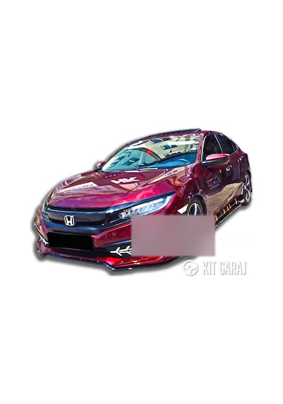Kit Garaj Civic Fc5 Mugen Makyajlı Ön Ek Plastik Boyasız