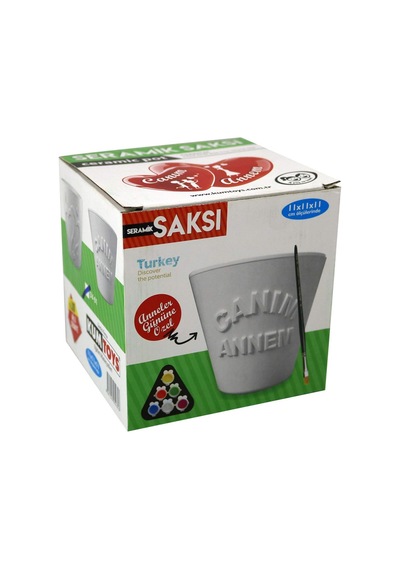 Done Seramik Saksı -anneler Günü Kumtoys 52353