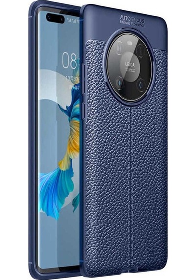 Huawei Mate 40 Pro Kılıf Zore Niss Silikon Kapak Lacivert