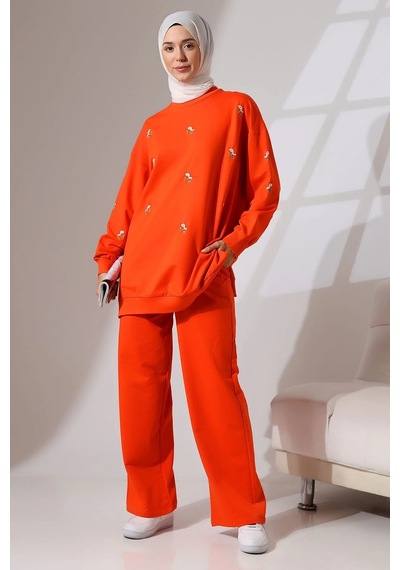 Mihran Butik Kadın Turuncu Mevsimlik Penye Alt Üst Spor Ve Rahat Ikili Tunik Pantolon Şık Tesettür Takım Turuncu Mihran Butik Kadın Turuncu Mevsimlik Penye Alt Üst Spor Ve Rahat Ikili Tunik Pantolon Şık Tesettür Takım Turuncu