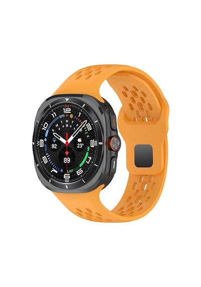 Galaxy Uyumlu Watch Ultra 47mm Redclick Krd-119 Delikli Tasarım Silikon Kordon