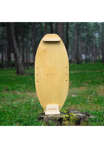 Universal Denge Tahtası Ahşap Balance Board Denge Ve Koordinasyon Geliştirici Evde Fitness & Spor