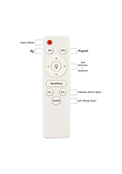 Yüksek Aydınlatmalı Kumandalı Kare Siyah Tavan Plafonyer Led Avize, 3 Renk Aydınlatma