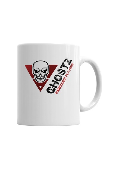 Ghostz Logo Preta Kupa Bardak Porselen Karışık