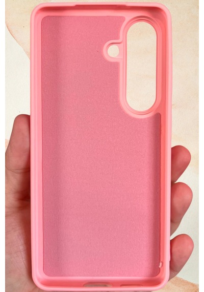Samsung Galaxy S26 Yıldız Tozu Premium Pembe Silikon Kılıf