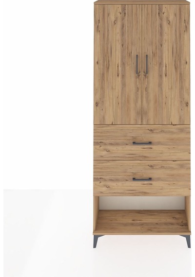 Arges Dolap 2 Raflı 2 Çekmeceli 2 Kapaklı 88x30x221 Çam-çam Çam Arges Dolap 2 Raflı 2 Çekmeceli 2 Kapaklı 88x30x221 Çam-çam Çam