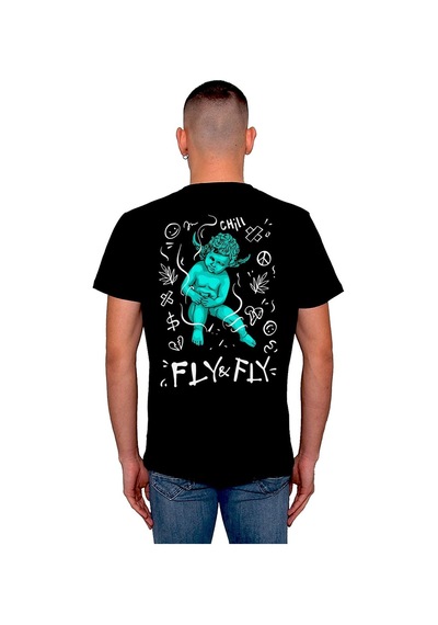 Eros Aşk Tanrısı Fly Chill Retro Tişört Unisex T-shirt 001