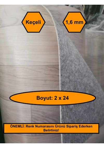 2x24 Metre Pvc Mineflo Kalın Zemin Kaplama, Yer Döşemesi Muşamba, Serfloor, Dekorfloor