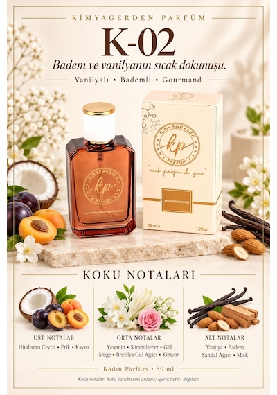KP K-02 Kadın Parfüm EDP 50 ML
