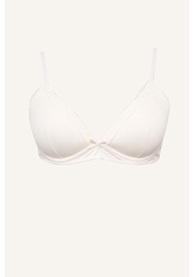 Defacto Micro Kaplı Dolgusuz Balensiz Bralet F6615ax26sper98 Ekru-er98