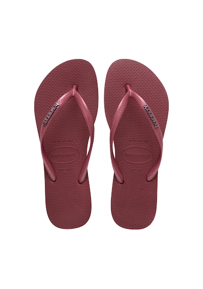 Havaianas Slım Logo Metallıc Kadın Terlik 4119875 Koyu Bordo