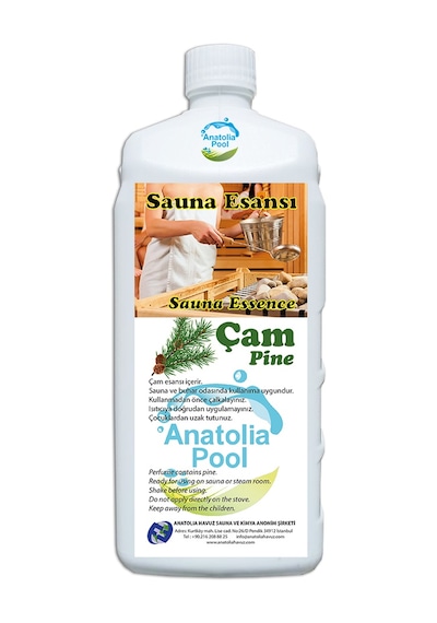 Sauna Buhar Esansı Çam 1 Lt Anatolıa Pool Sauna Essence Pine