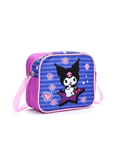 Mor Kuromi Okul Çantası + Beslenme + Kalemlik + Kız Sırt Çantası