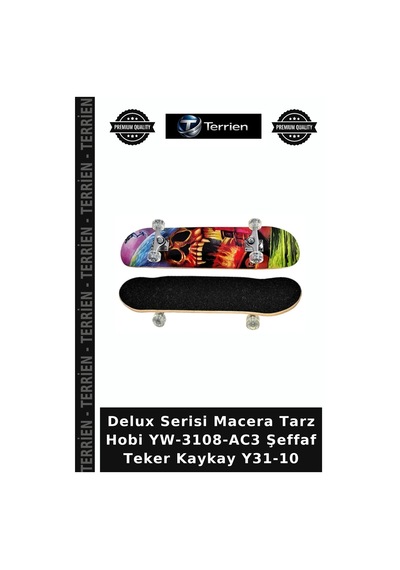 Delux Serisi Macera Tarz Hobi Yw-3108-ac3 Şeffaf Teker Kaykay Y31-10