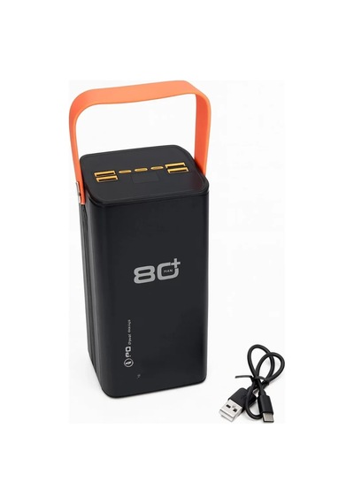 Profesyonel Powerbank 80000 Mah Çoklu Giriş Çıkış Destekli Uzun Süreli Taşınabilir Şarj Lacivert