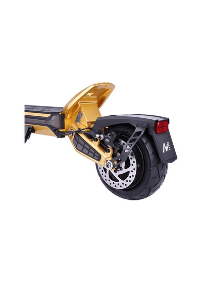 Mukuta 9 Plus 1600 W 70 Km Menzil Elektrikli Scooter Siyah Sarı Siyah, Sarı