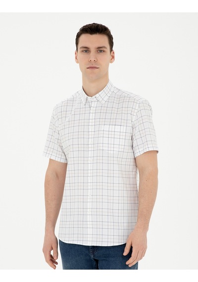 Pierre Cardin Erkek Lacivert Gömlek Kısa Kollu 50288739-vr033 Lacivert