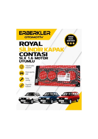 Royal Silindir Kapak Contası Slx 1.6 Motor Uyumlu - Erb518