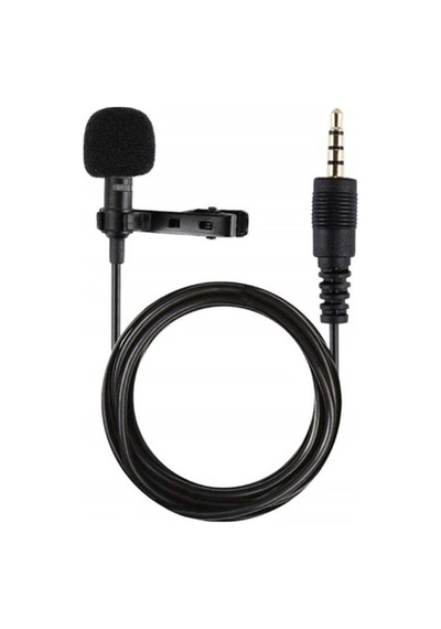 3.5mm Jak 1.5 Metre Double Mikrofon - Siyah Evimdeyokyok