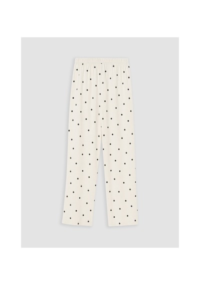 Lcw Dream Ekru Puantiyeli Kadın Pijama Takımı