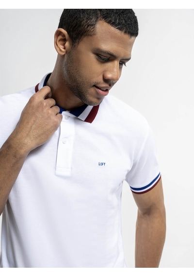 Loft Erkek Polo Yaka T-shirt Beyaz Lf2036701 24yp69000469 P69100 Beyaz
