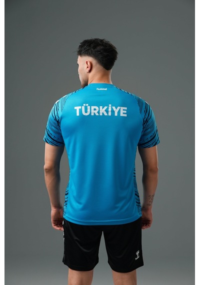Hummel Milli Takım Line Antrenman Tişört Turkuaz