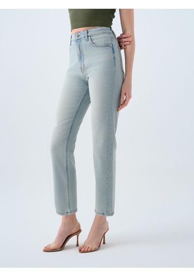 LOFT Comfort Straight Comfort Fit Kadın Pantolon Lf2038797 Q1.v1 Denim