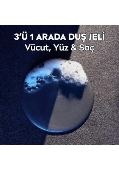 3ü1 Arada Pratik Duş Jeli, 500 Ml, Vücut, Saç Ve Yüz İçin Acai Üzümü